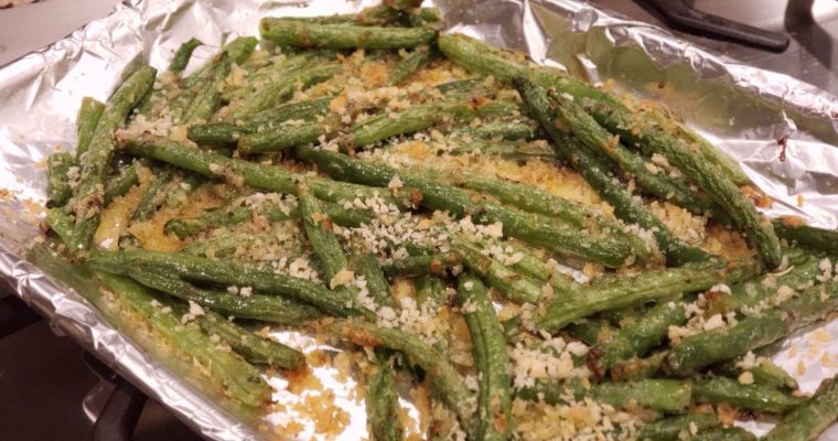 Roasted Parmesan Green Beans