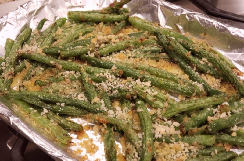 Roasted Parmesan Green Beans