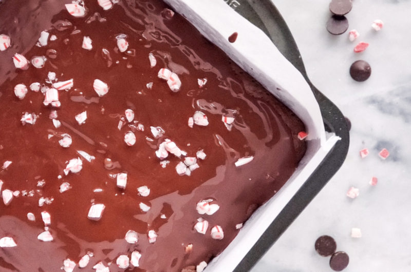 Peppermint Crunch Brownies