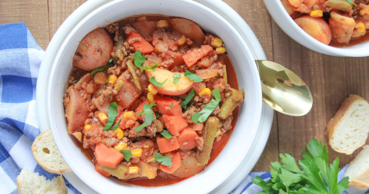 Fall for Hearty Beef & Vegetable Soup