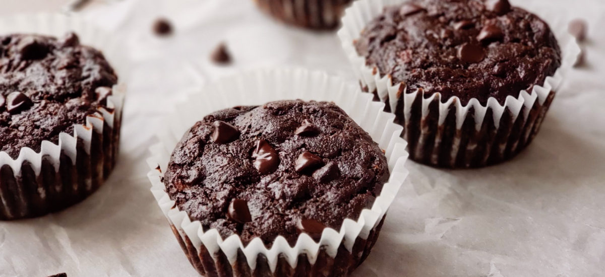 Keto Chocolate Zucchini Muffins