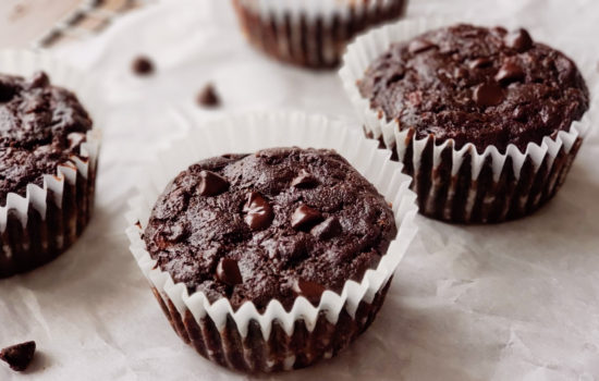 Keto Chocolate Zucchini Muffins