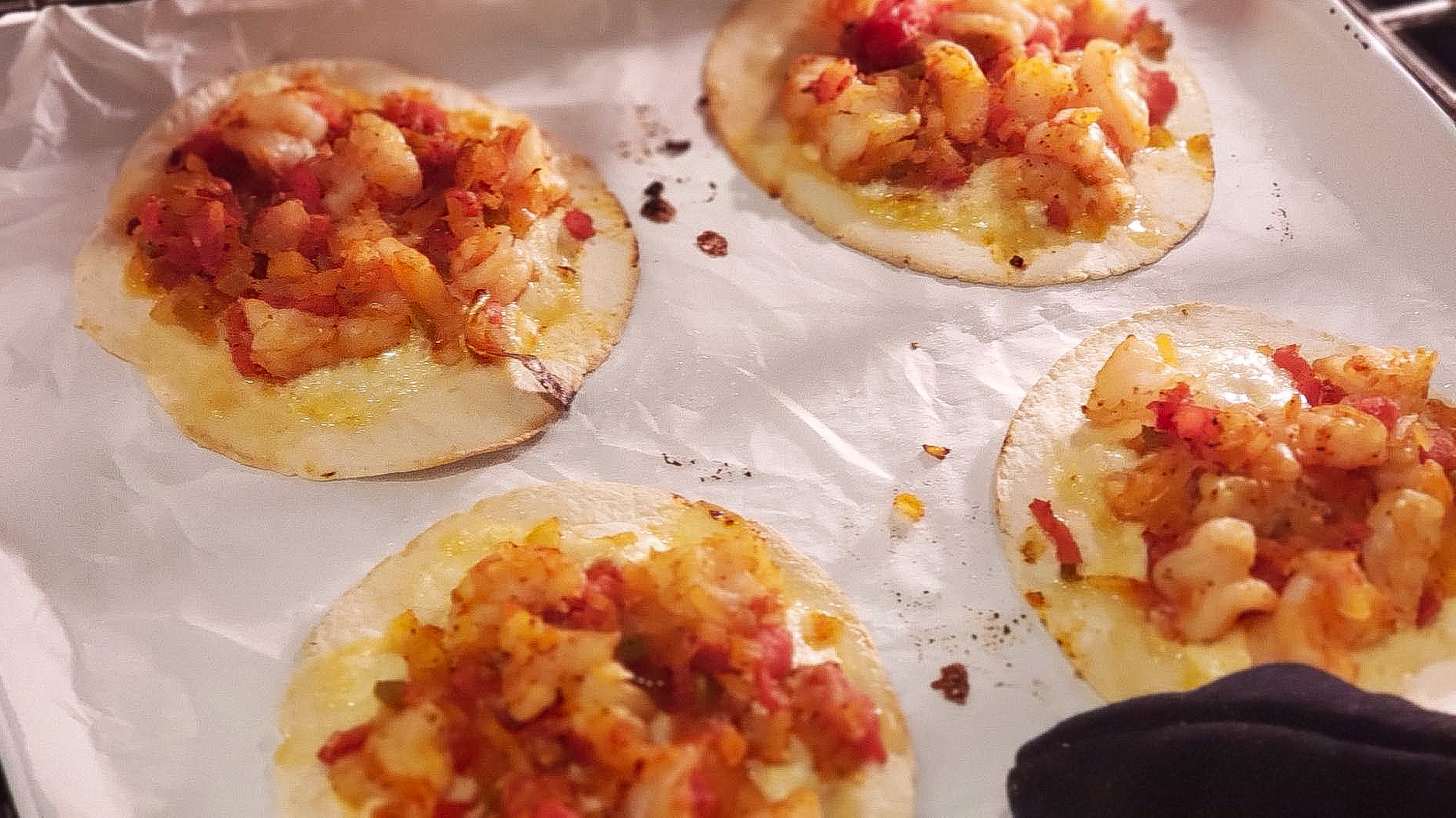Shrimp Tacos in the Oven – The Tasty Bits