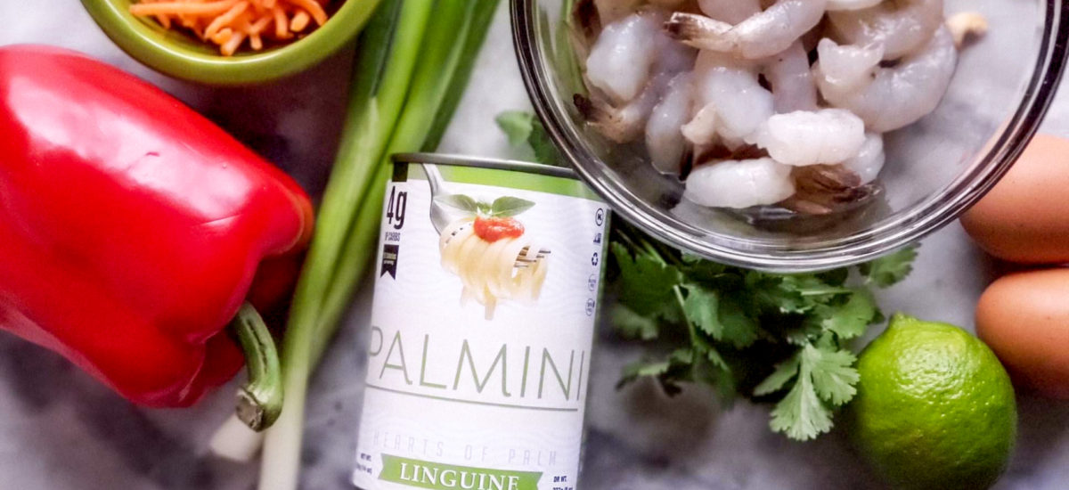 Gluten-free Shrimp Pad Thai with Palmini Noodles
