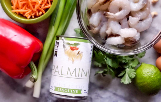 Gluten-free Shrimp Pad Thai with Palmini Noodles