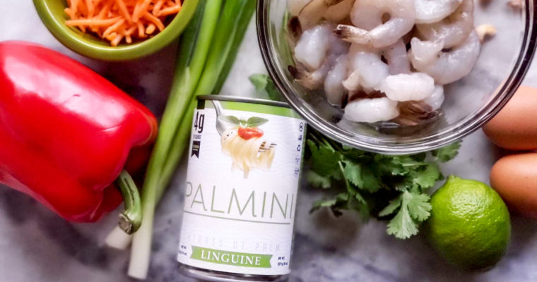 Gluten-free Shrimp Pad Thai with Palmini Noodles