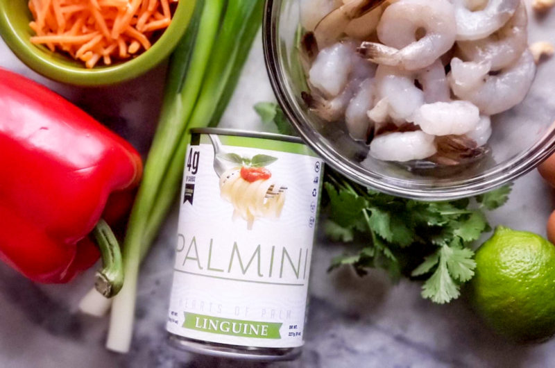 Gluten-free Shrimp Pad Thai with Palmini Noodles