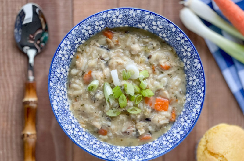 Crazy Good Copycat Creamy Chicken & Wild Rice Soup
