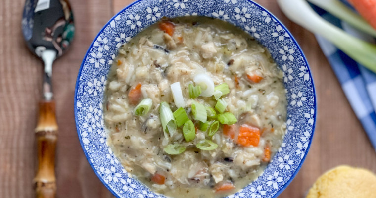 Crazy Good Copycat Creamy Chicken & Wild Rice Soup