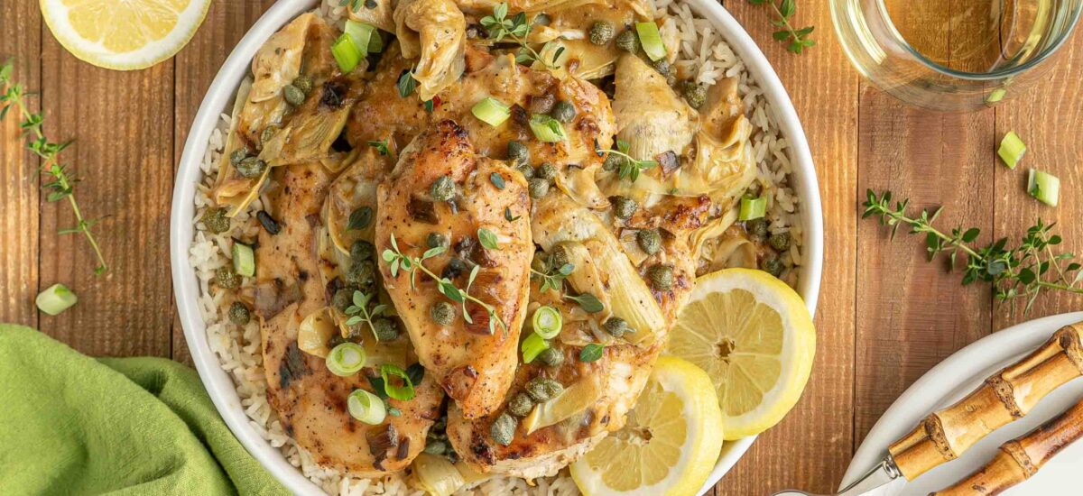 One Pan Lemon Artichoke Chicken – Your New Weeknight Obsession