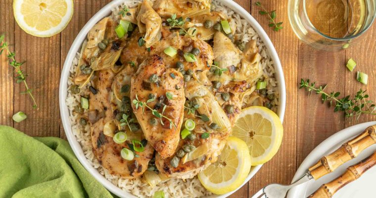 One Pan Lemon Artichoke Chicken – Your New Weeknight Obsession