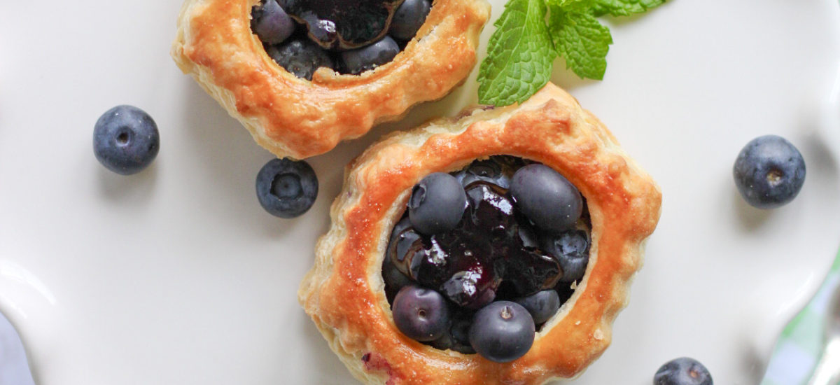A New Spin on a Classic – Blueberry Brie Pastry Bites