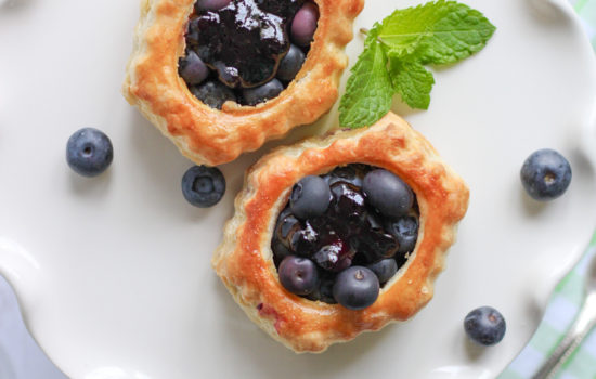 A New Spin on a Classic – Blueberry Brie Pastry Bites