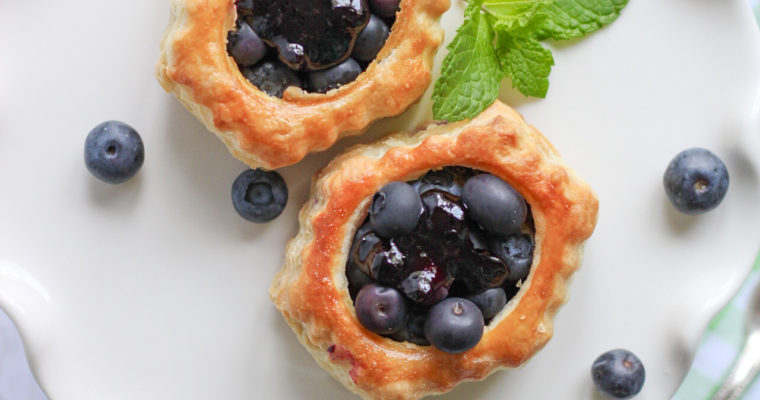 A New Spin on a Classic – Blueberry Brie Pastry Bites
