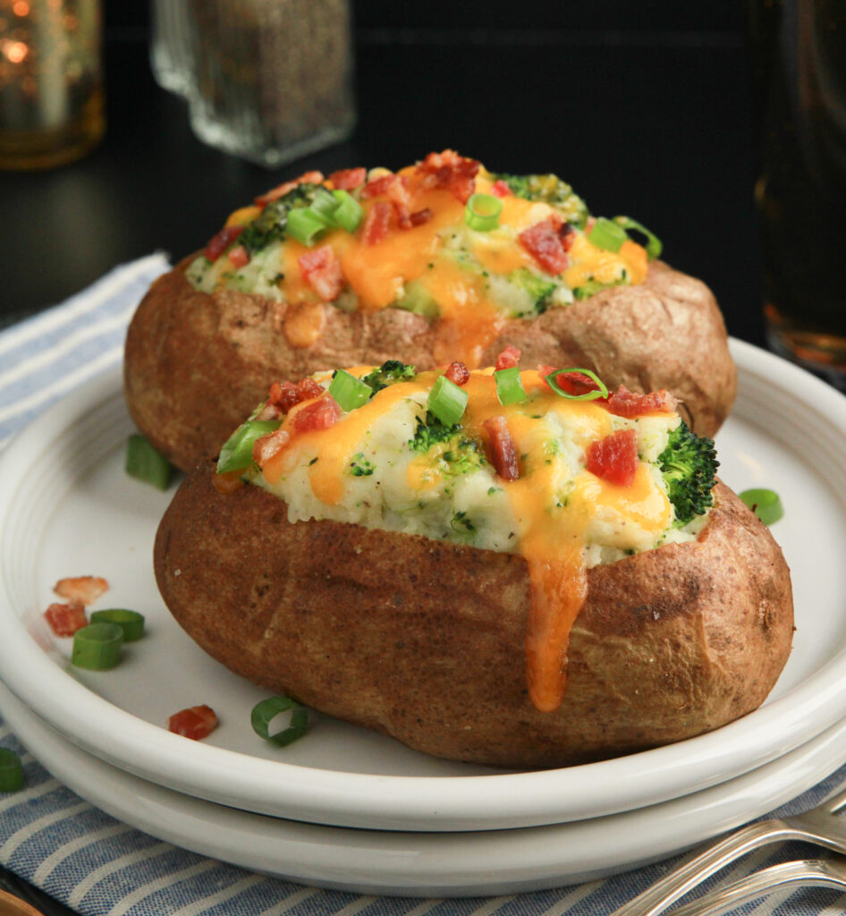 Complete Meal Steakhouse Twice Baked Potatoes - The Tasty Bits