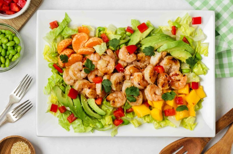 Sweet and Savory -Mango Shrimp Salad