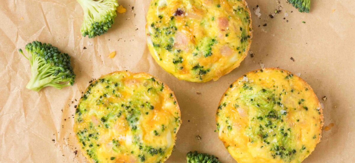 Easy Make Ahead Cheesy Broccoli Egg Cups