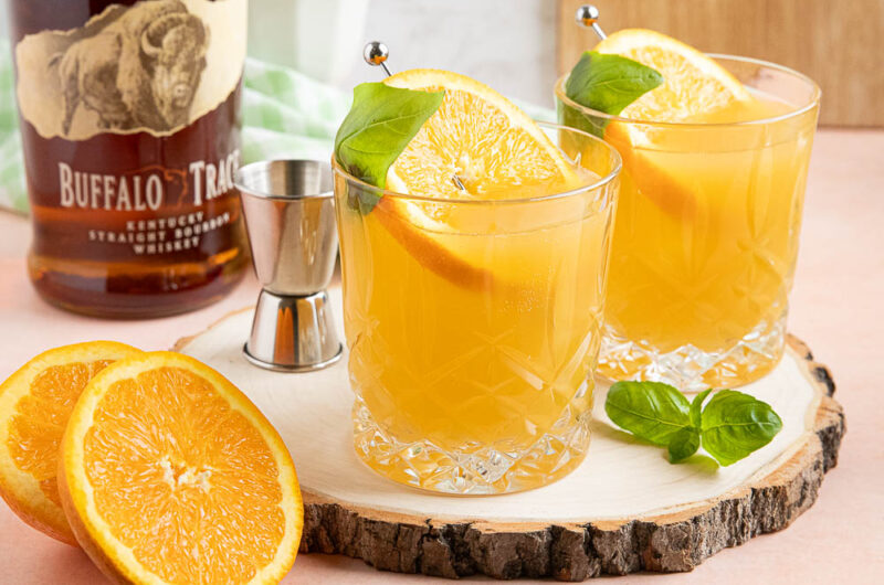 Basil Bourbon Mimosa Makeover