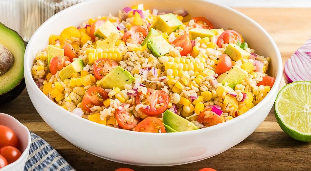 Summer’s Perfect Side Dish – Simple Corn & Grain Salad