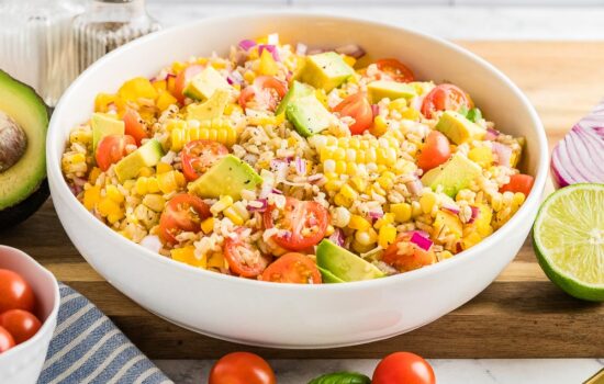 Summer’s Perfect Side Dish – Simple Corn & Grain Salad