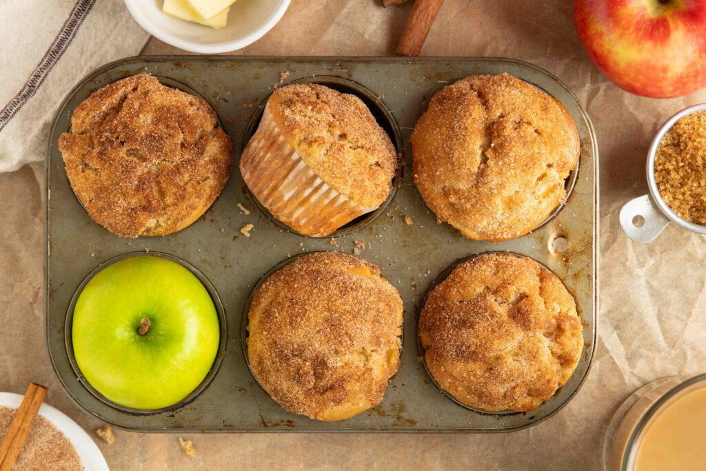 Chunky Apple Cinnamon Muffins