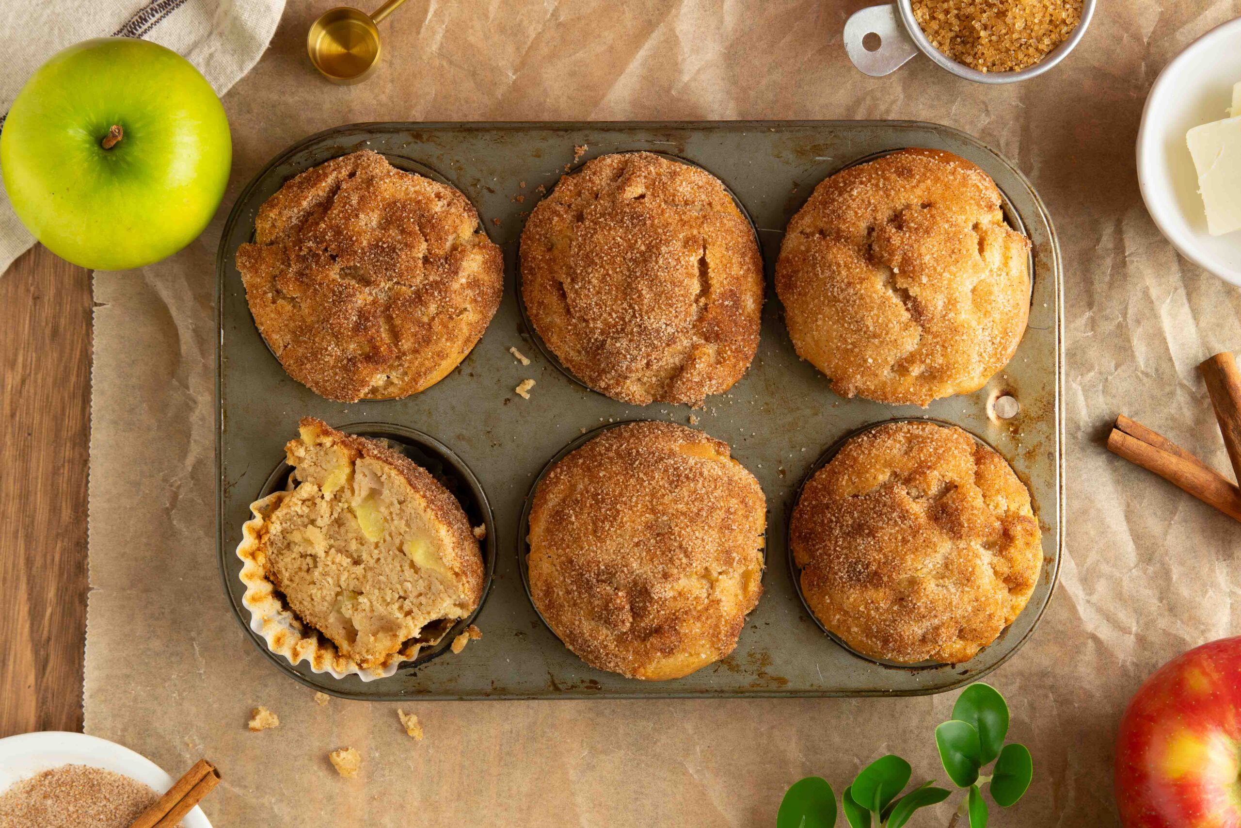 Celebrate Fall with Chunky Apple Cinnamon Muffins!