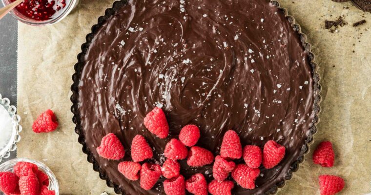 Decadent and Elegant – Sea Salt Chocolate Tart