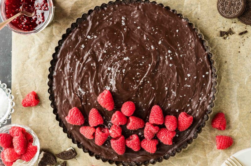 Chocolate Raspberry Tart