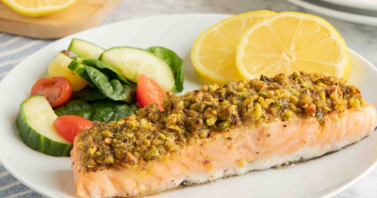 Seriously Simple Salmon: Protein-Packed & Pistachio Crusted Perfection