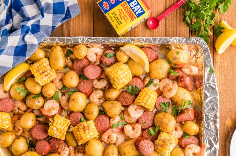 Sheet Pan Low Country Shrimp Boil