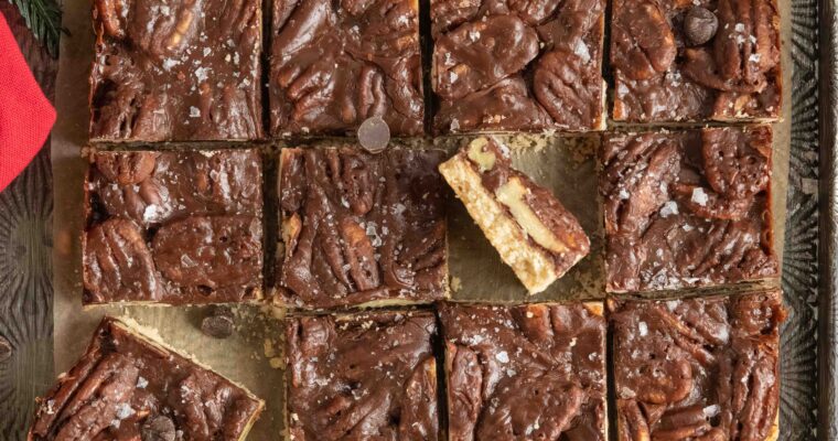 The Best Chocolate Pecan Bars