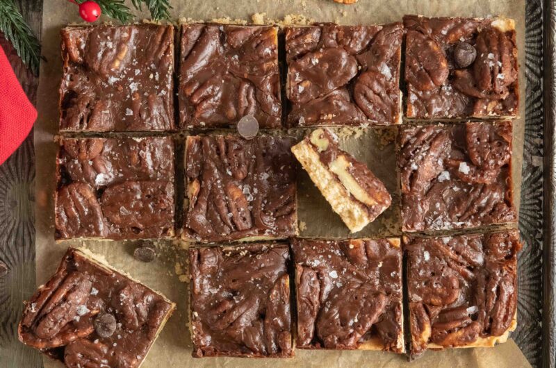 The Best Chocolate Pecan Bars