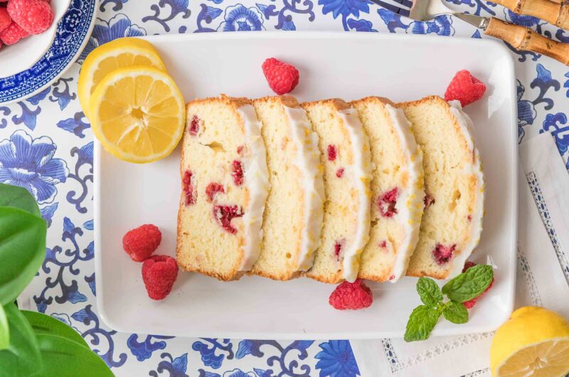 The Perfect Frosted Raspberry Lemon Loaf